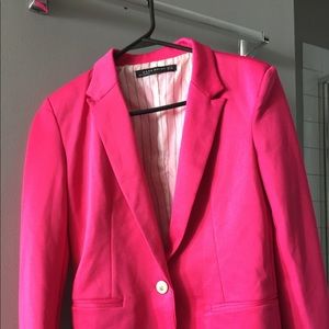 Zara bright pink blazer XS
